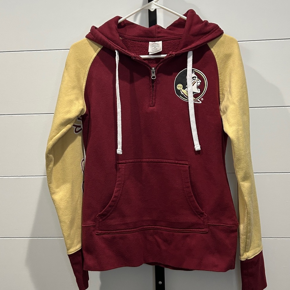 Rivalry Threads FSU Seminoles Half-Zip Hoodie - M